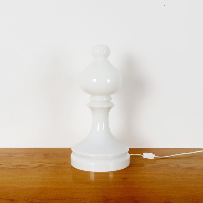 Skleněná stolní lampa - Ivan Jakeš